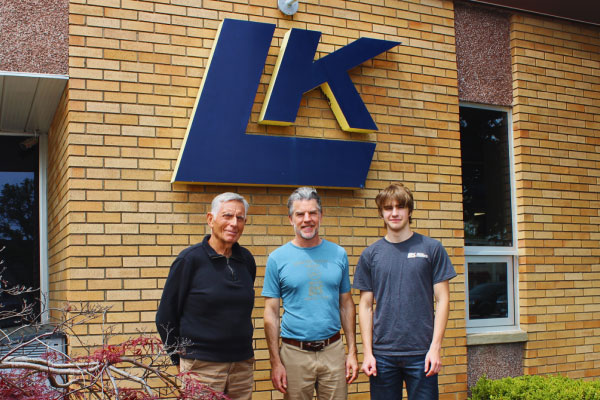 Three generations of LK Metal Products